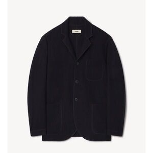 NWT Buck Mason Navy Felted Wool Chore Coat